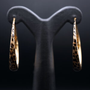 گوشواره طلا زنانه الکتروفرم پنتر کد E06