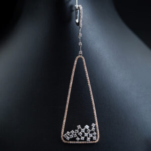 گوشواره جواهر مثلث