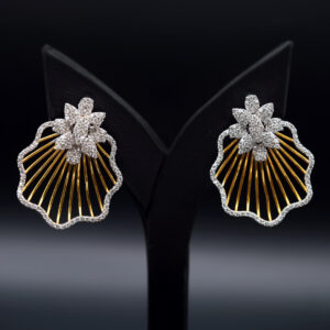 گوشواره جواهر صدفی