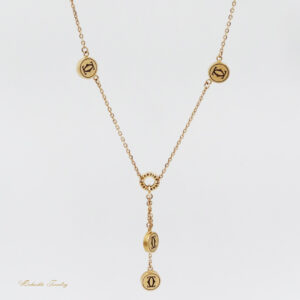 گردنبند طلا مدل کارتیه کد N01