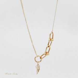 گردنبند طلا بال مدل تیفانی کد N03