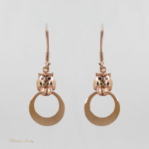 گوشواره طلا زنانه کارتیه پنتر کد E14