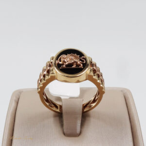 انگشتر طلا رولکس مردانه شیر و خورشید کد R20