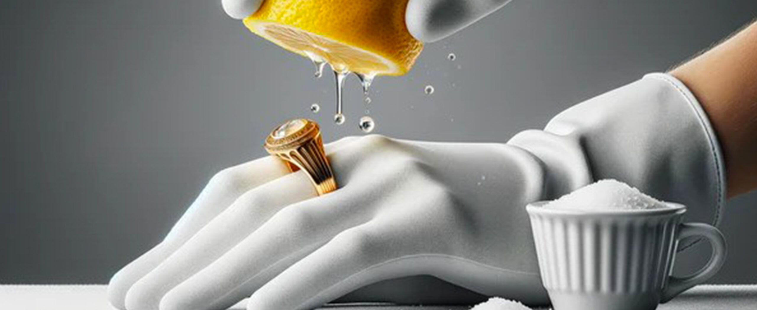 جرم گیری طلا با آبلیمو