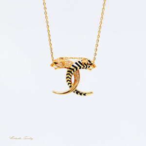 گردنبند طلا پنتر کد N08