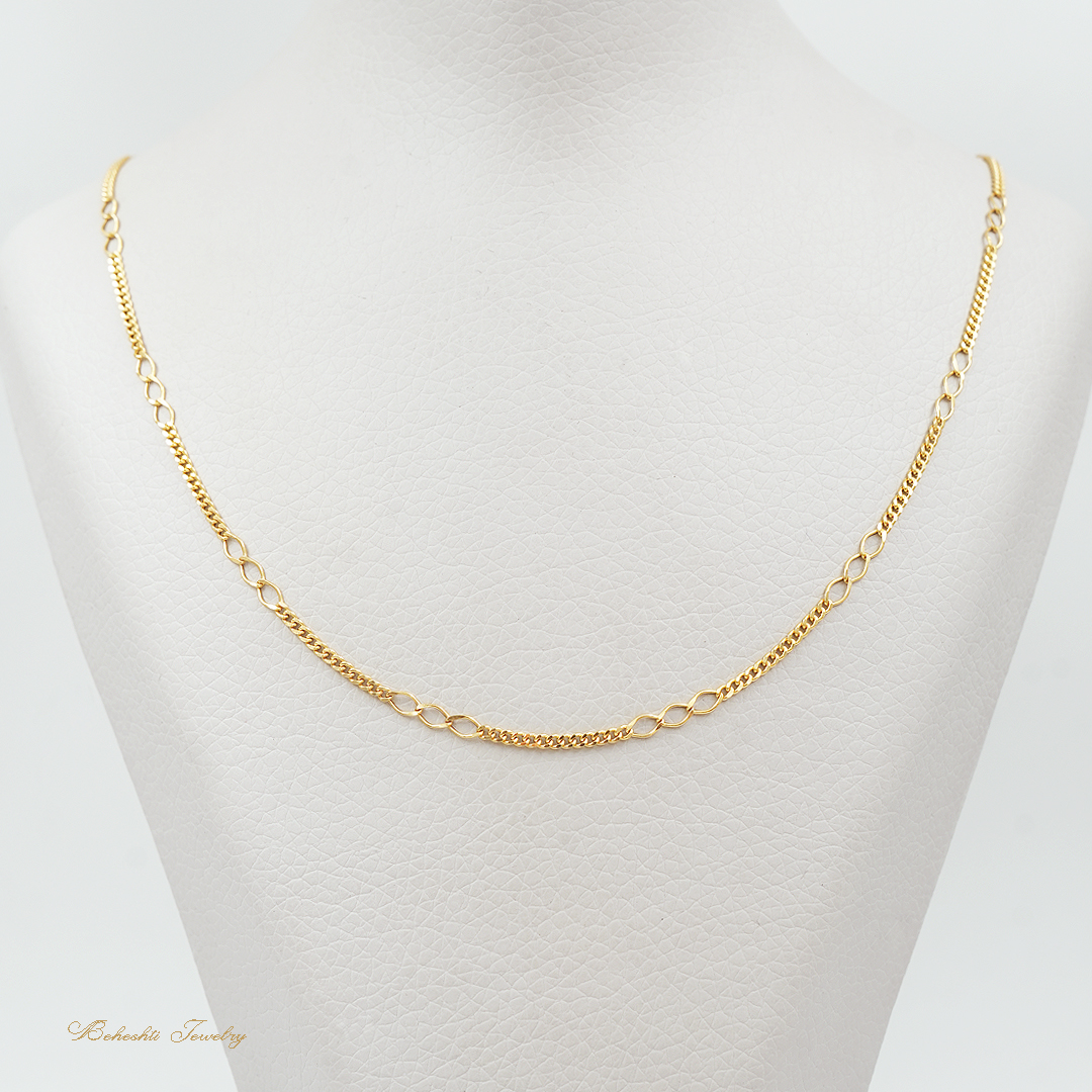 زنجیر طلا کارتیه اکسترا کد N10