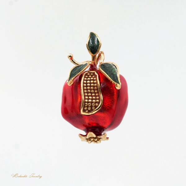 آویز طلا طرح انار کد N15