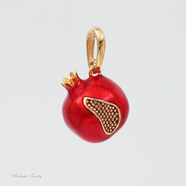 آویز طلا طرح انار کد N16