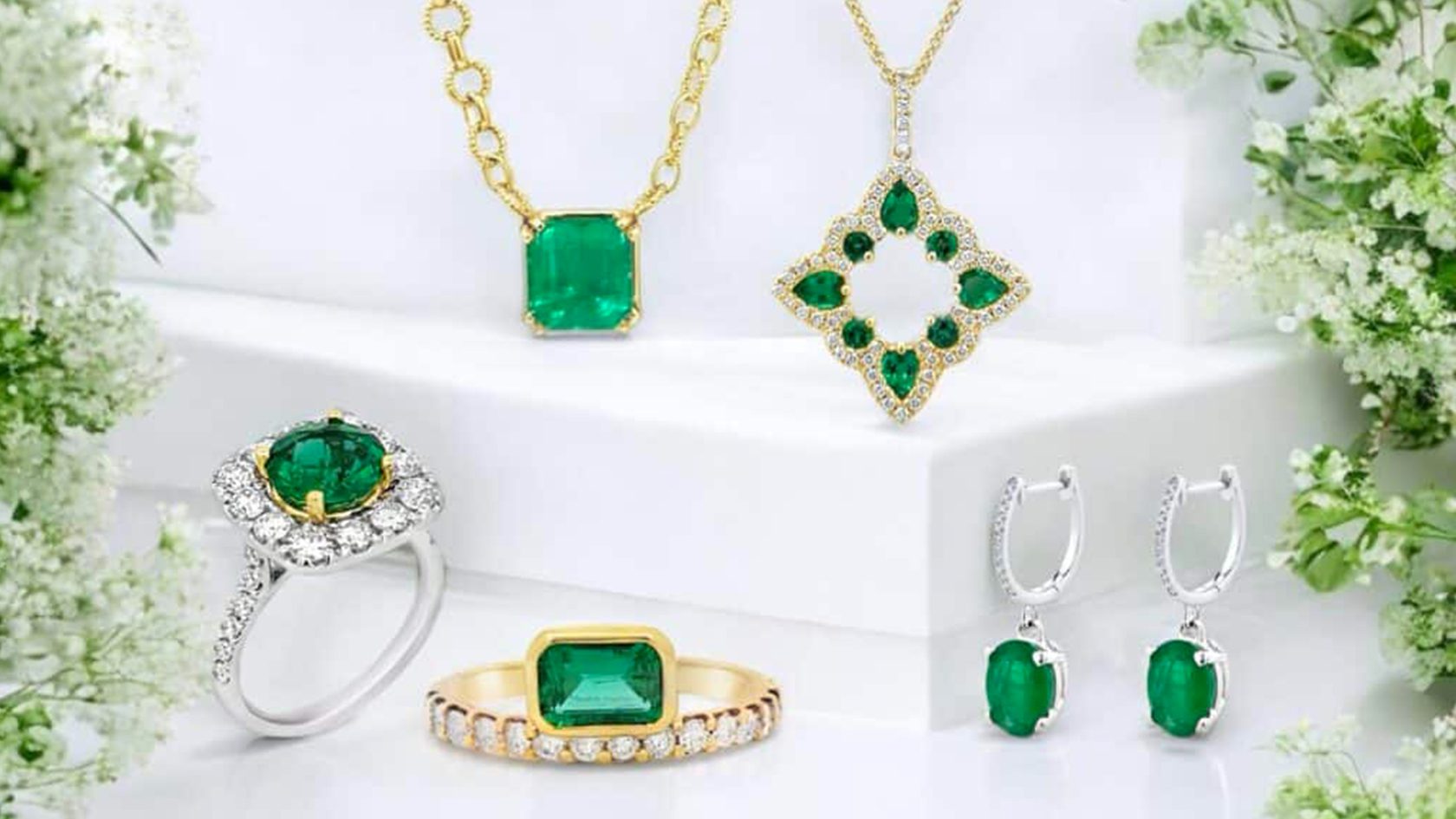 ترکیب سنگ و طلا در جواهرات