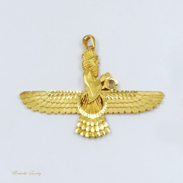 آویز طلا فروهر کد N21
